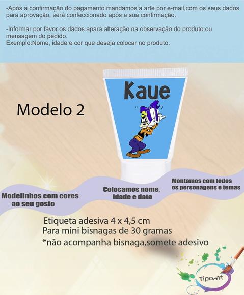 Rotulo para Bisnaga-pateta