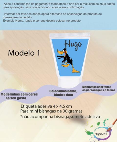 Rotulo para Bisnaga-patolino