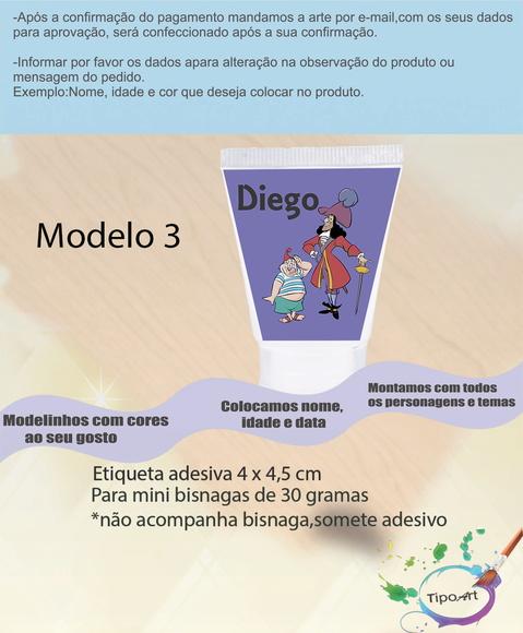 Rotulo para Bisnaga-peter Pan