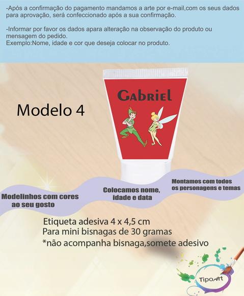 Rotulo para Bisnaga-peter Pan