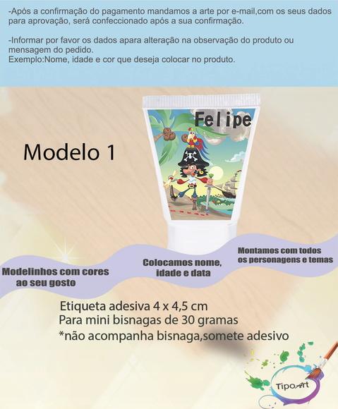 Rotulo para Bisnaga-pirata