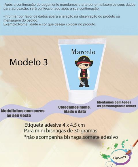 Rotulo para Bisnaga-pirata