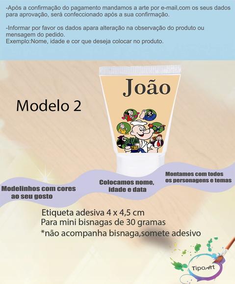 Rotulo para Bisnaga-popai