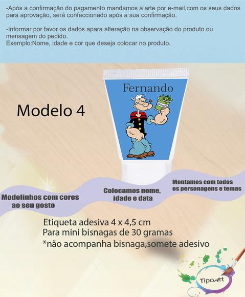 Rotulo para Bisnaga-popai
