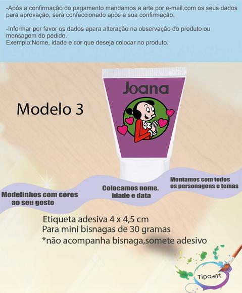 Rotulo para Bisnaga-popai