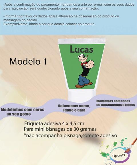 Rotulo para Bisnaga-popai