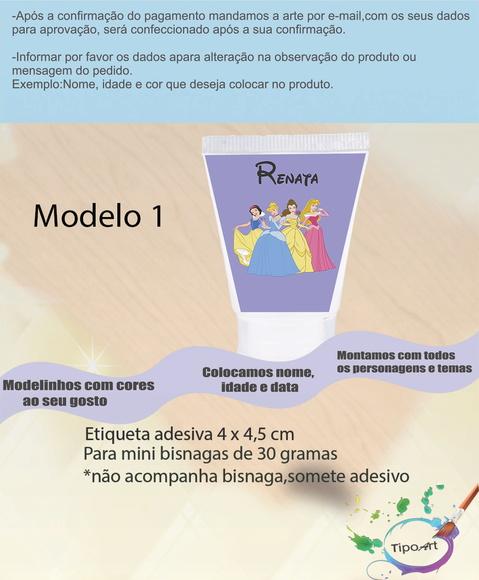 Rotulo para Bisnaga-princesas