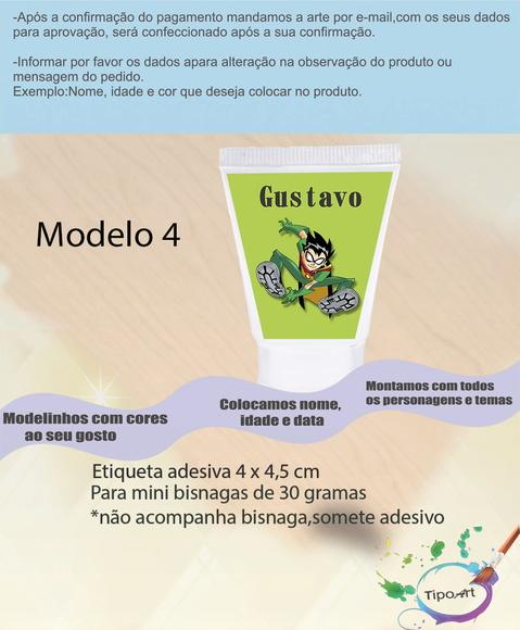 Rotulo para Bisnaga-robin