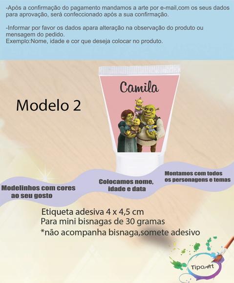 Rotulo para Bisnaga-shrek