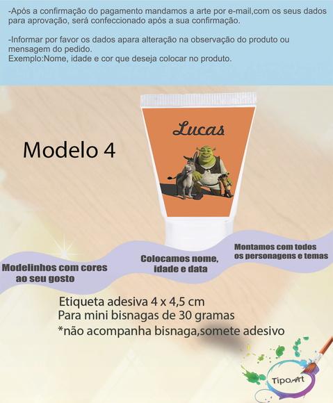 Rotulo para Bisnaga-shrek