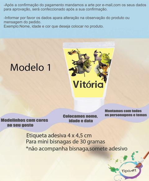 Rotulo para Bisnaga-shrek