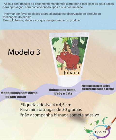 Rotulo para Bisnaga-tarzan