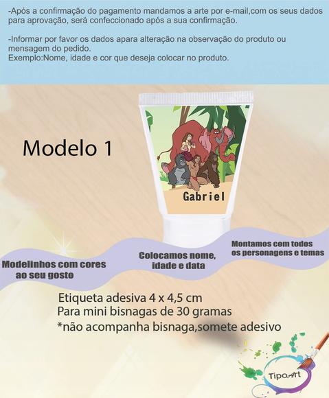Rotulo para Bisnaga-tarzan