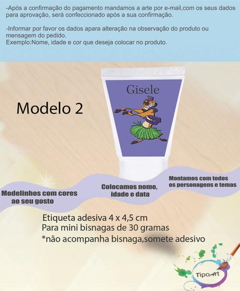Rotulo para Bisnaga-timão