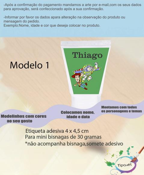 Rotulo para Bisnaga-toy Story