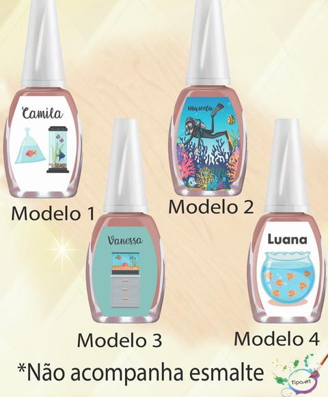 Rotulo para Esmalte-aquário