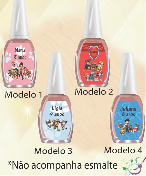 Rotulo para Esmalte- Patrulha Canina