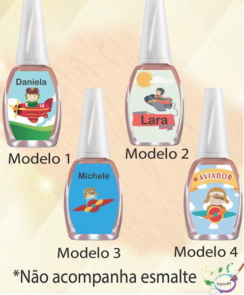 Rotulo para Esmalte-aviador