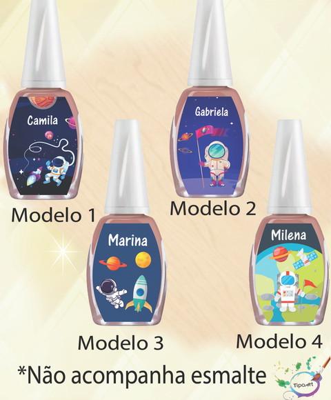 Rotulo para Esmalte-astronauta