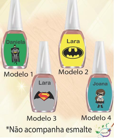 Rotulo para Esmalte-batman