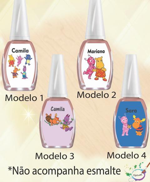 Rotulo para Esmalte-backyardigans
