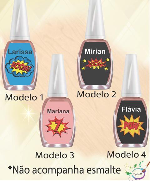 Rotulo para Esmalte-bomba