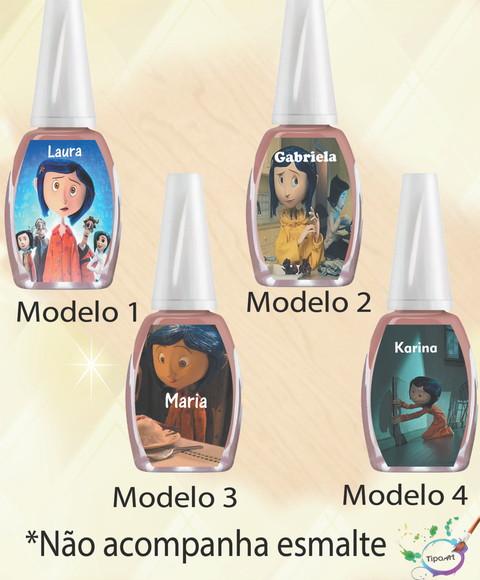 Rotulo para Esmalte-caroline e o Mundo Secreto