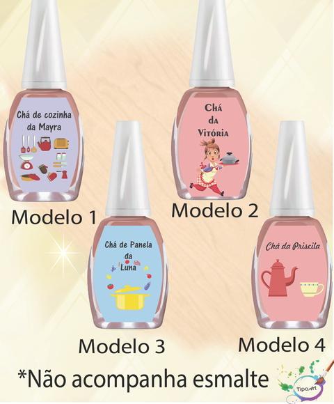 Rotulo para Esmalte-chá de Cozinha/panela