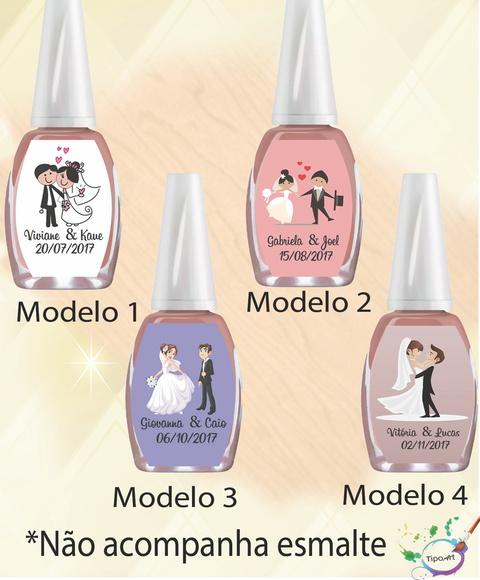 Rotulo para Esmalte-casal