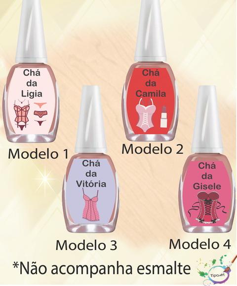 Rotulo para Esmalte-chá de Lingerie#2