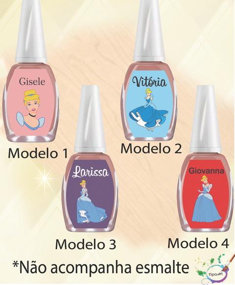Rotulo para Esmalte-cinderela