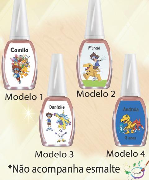 Rotulo para Esmalte-digimon