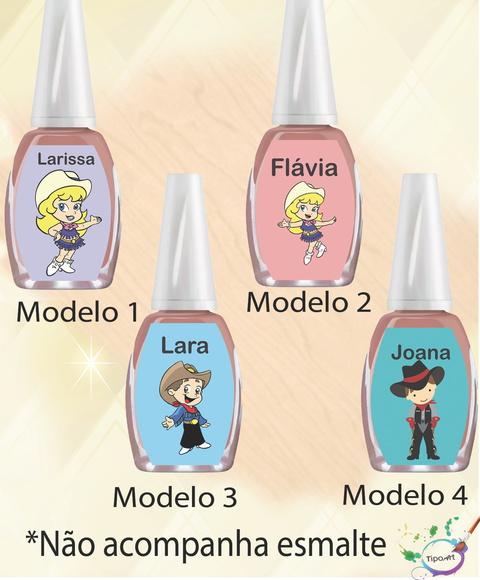 Rotulo para Esmalte-cowboy