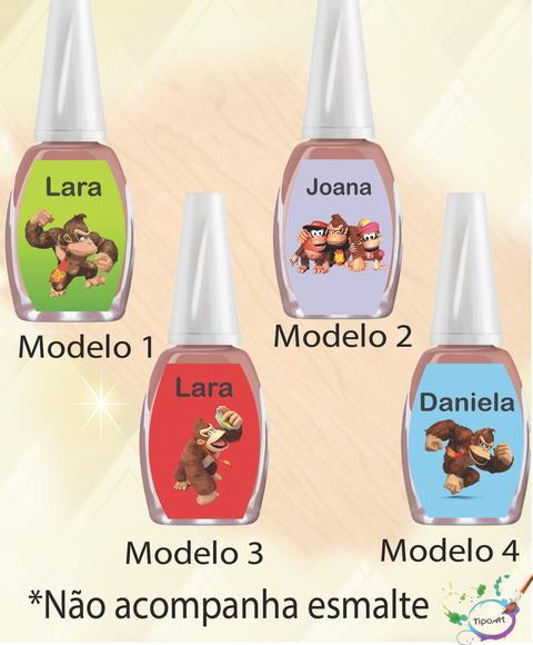 Rotulo para Esmalte-donkey Kong