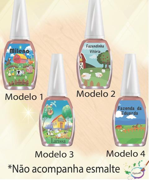 Rotulo para Esmalte-fazendinha