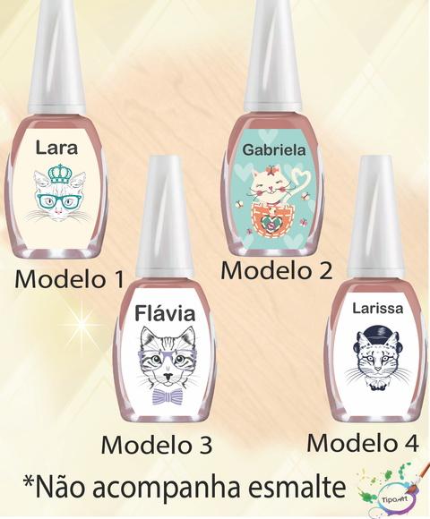 Rotulo para Esmalte-gatinho