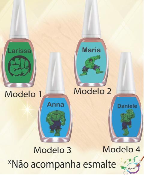 Rotulo para Esmalte-hulk
