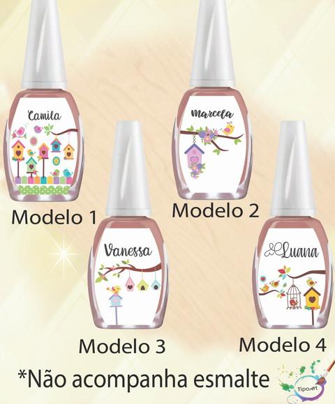 Rotulo para Esmalte-jardim Encantado