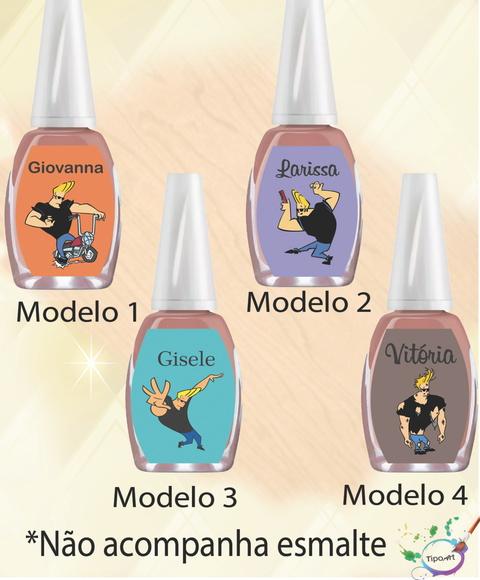 Rotulo para Esmalte-johnny Bravo