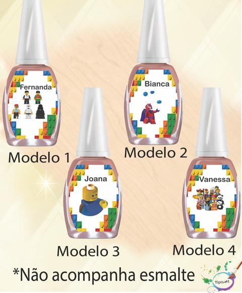 Rotulo para Esmalte-lego