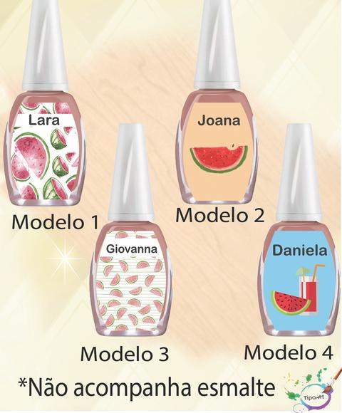 Rotulo para Esmalte-melancia