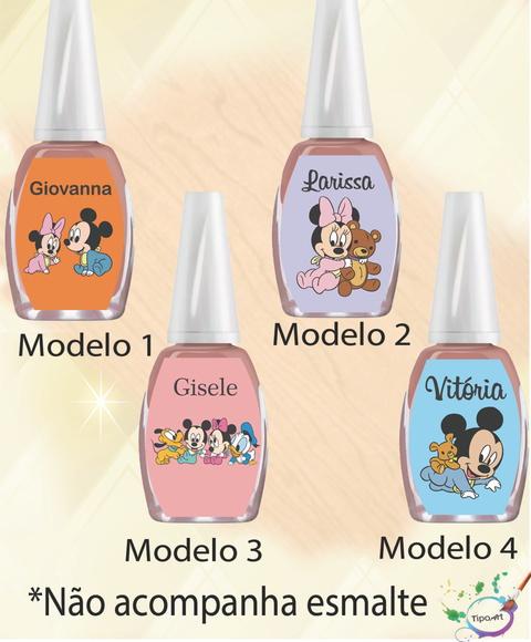 Rotulo para Esmalte-mickey Baby