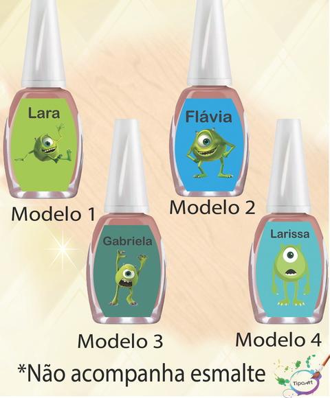 Rotulo para Esmalte-mike Wazowski