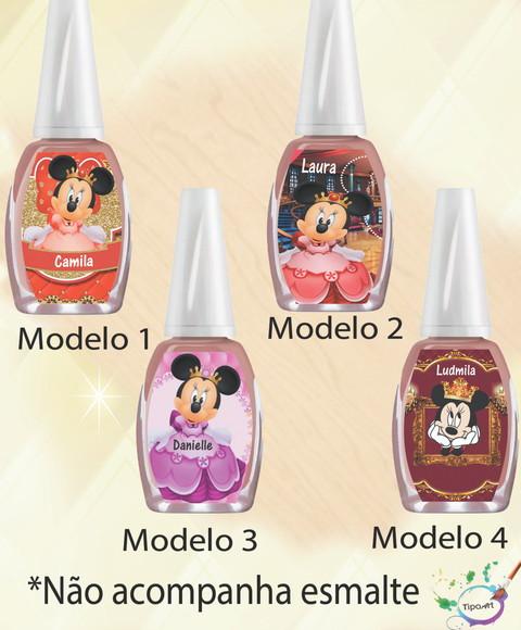 Rotulo para Esmalte-minnie Realeza