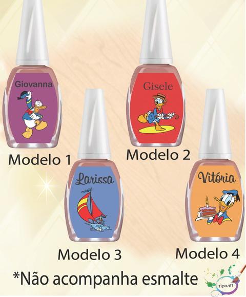 Rotulo para Esmalte-pato Donald