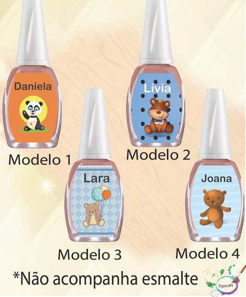Rotulo para Esmalte-ursinho