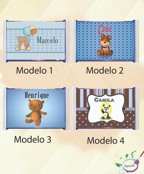 Rotulo Pipoca de Microondas- Ursinho