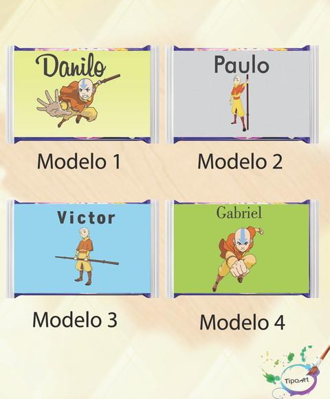 Rotulo Pipoca de Microondas-avatar Aang