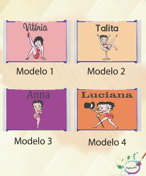 Rotulo Pipoca de Microondas-betty Boop