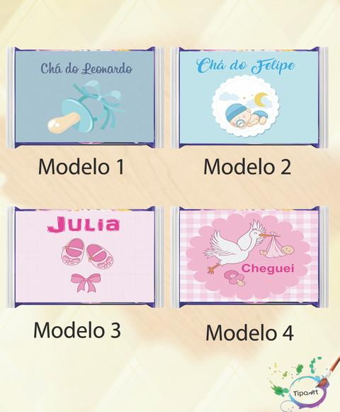 Rotulo Pipoca de Microondas-chá de Bebê